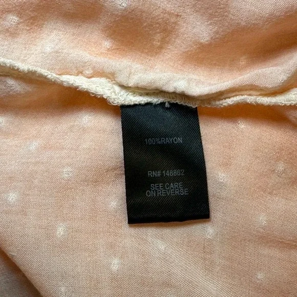 Torrid Womens Blouse Peach Textured‎ Blouse Plus 3X Office Lightweight - Picture 5 of 6